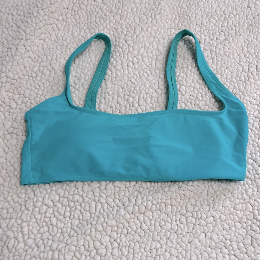 Neon Teal Swimsuit top 🩱